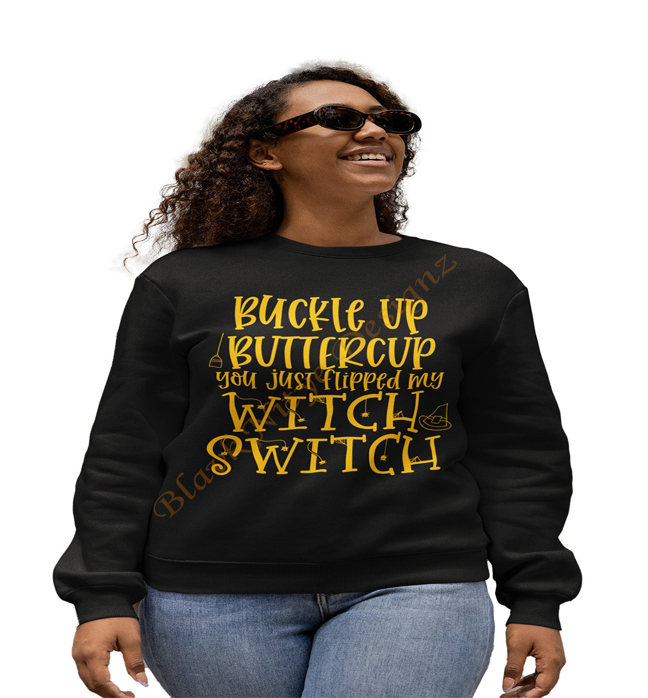 Buckle Up Buttercup Halloween Sweatshirt