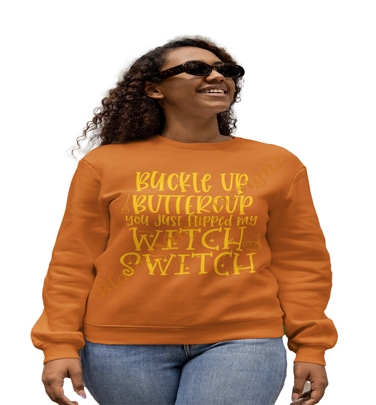 Buckle Up Buttercup Halloween Sweatshirt