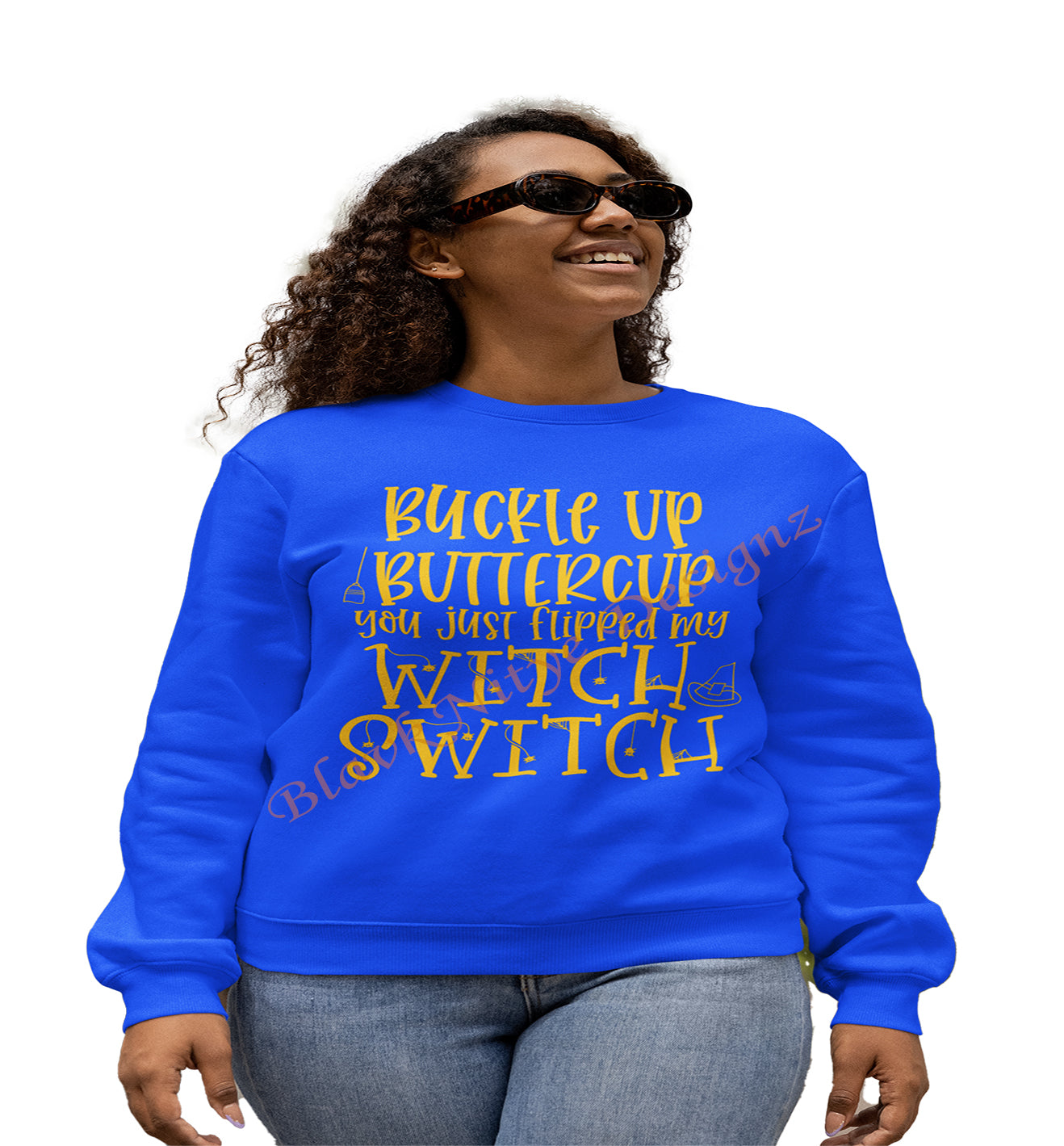 Buckle Up Buttercup Halloween Sweatshirt