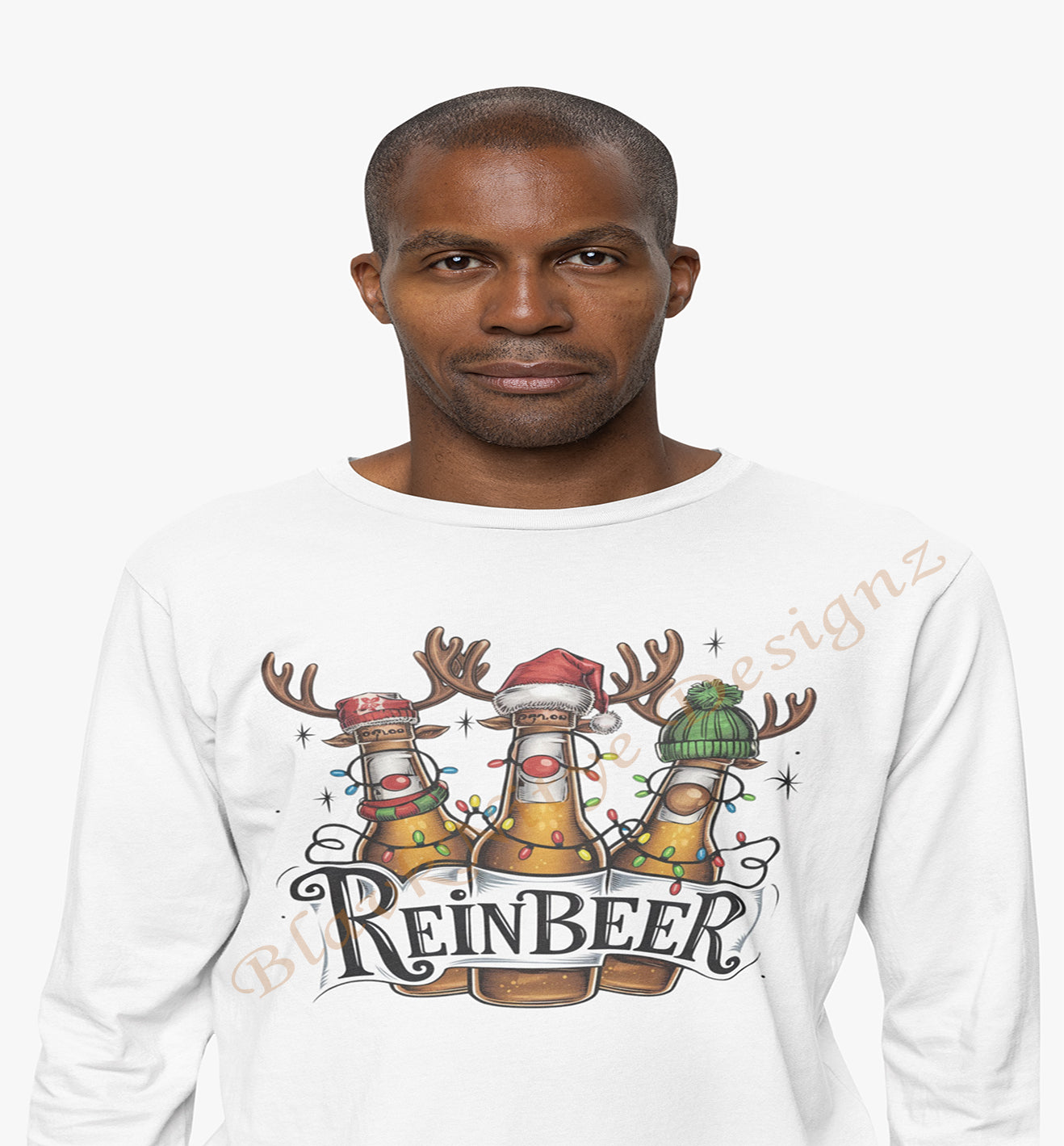 Funny ReinBeer Men T-Shirt