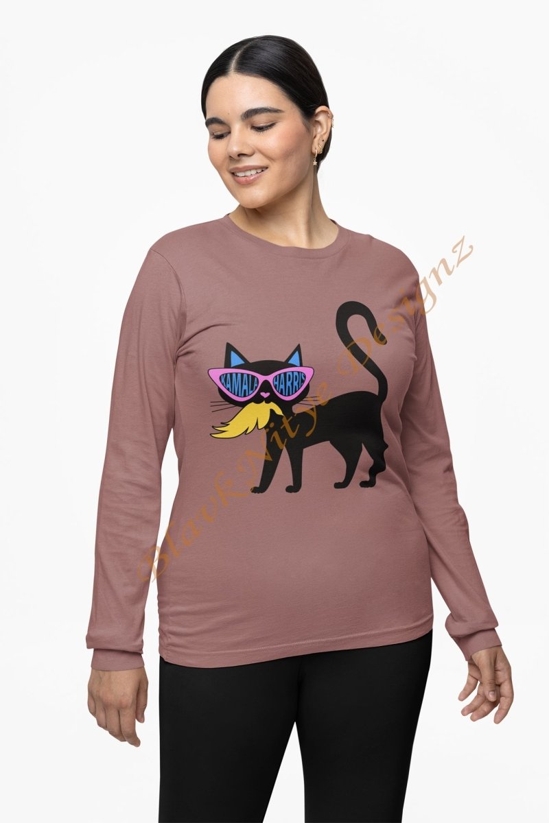 Kamala’s Cat vs. Trump’s Hairpiece – Who Wins T-Shirt? - BlavkNitye Designz