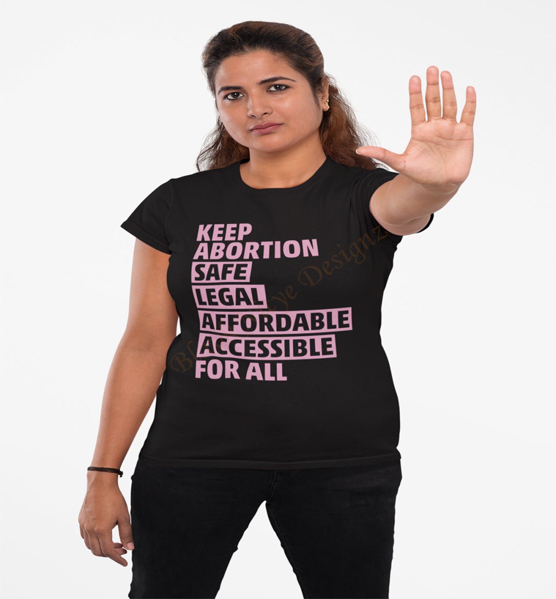 Keep Abortion Safe Legal Affordable Accessible For All T-Shirt - BlavkNitye Designz