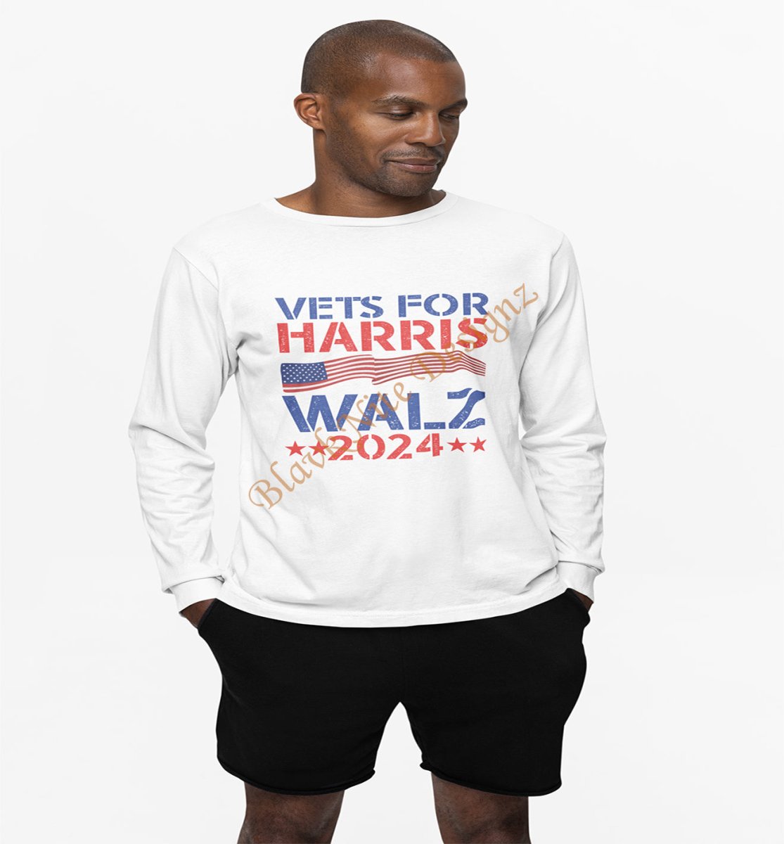 Vets For Harris Walz 2024 T-Shirt - BlavkNitye Designz