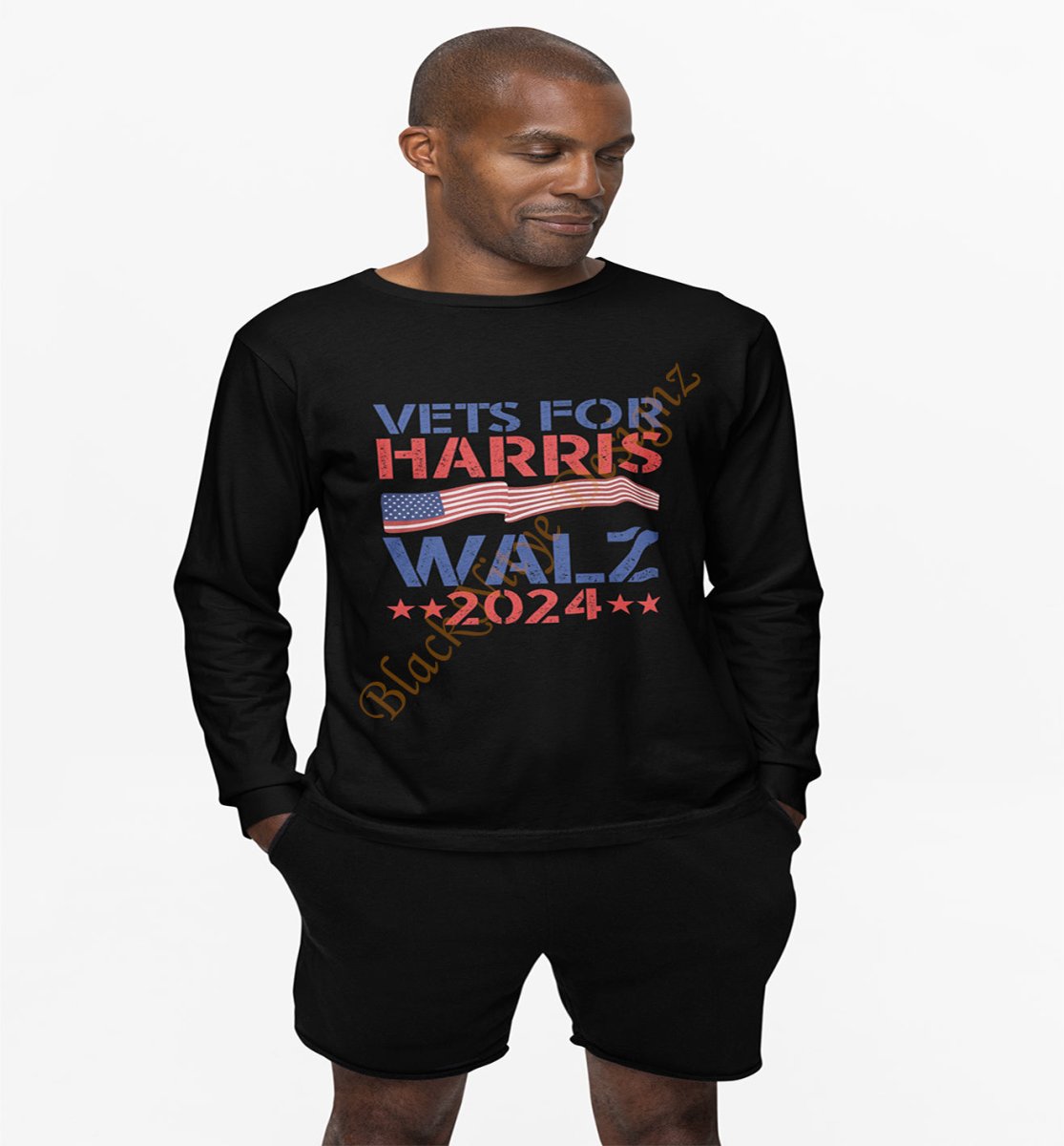 Vets For Harris Walz 2024 T-Shirt - BlavkNitye Designz